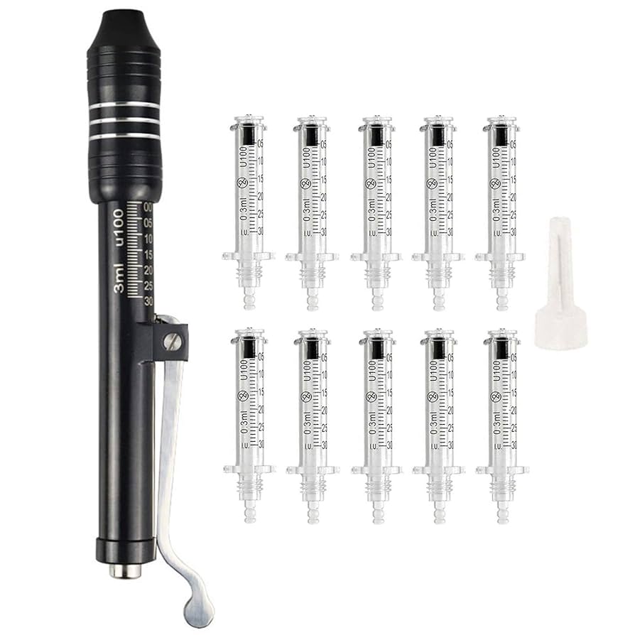 高圧ヒアルロン酸ペン Amazon.co.jp: 2 In 1高圧ヒアルロン酸ペン、ツーヘッド0.3ml＆0