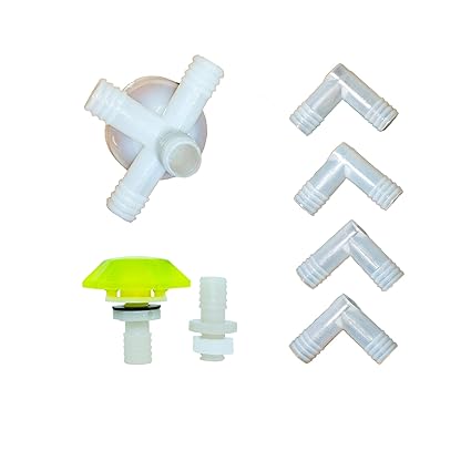 ABDkart Water Cooler Hose Pipe Connector Jointer Coupler Set