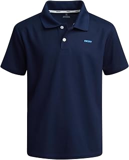 Boys Polo Shirt - Performance Golf Polo with Moisture Wicking Fabric, Short Sleeve Boys Golf Shirts (Sizes: 8-20)