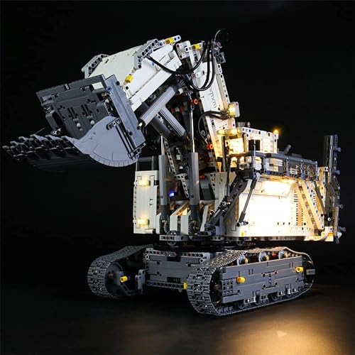 GEAMENT Kit de Luces LED por Excavadora Liebherr R 9800 (Liebherr R 9800 Excavator)- Compatible con Lego…