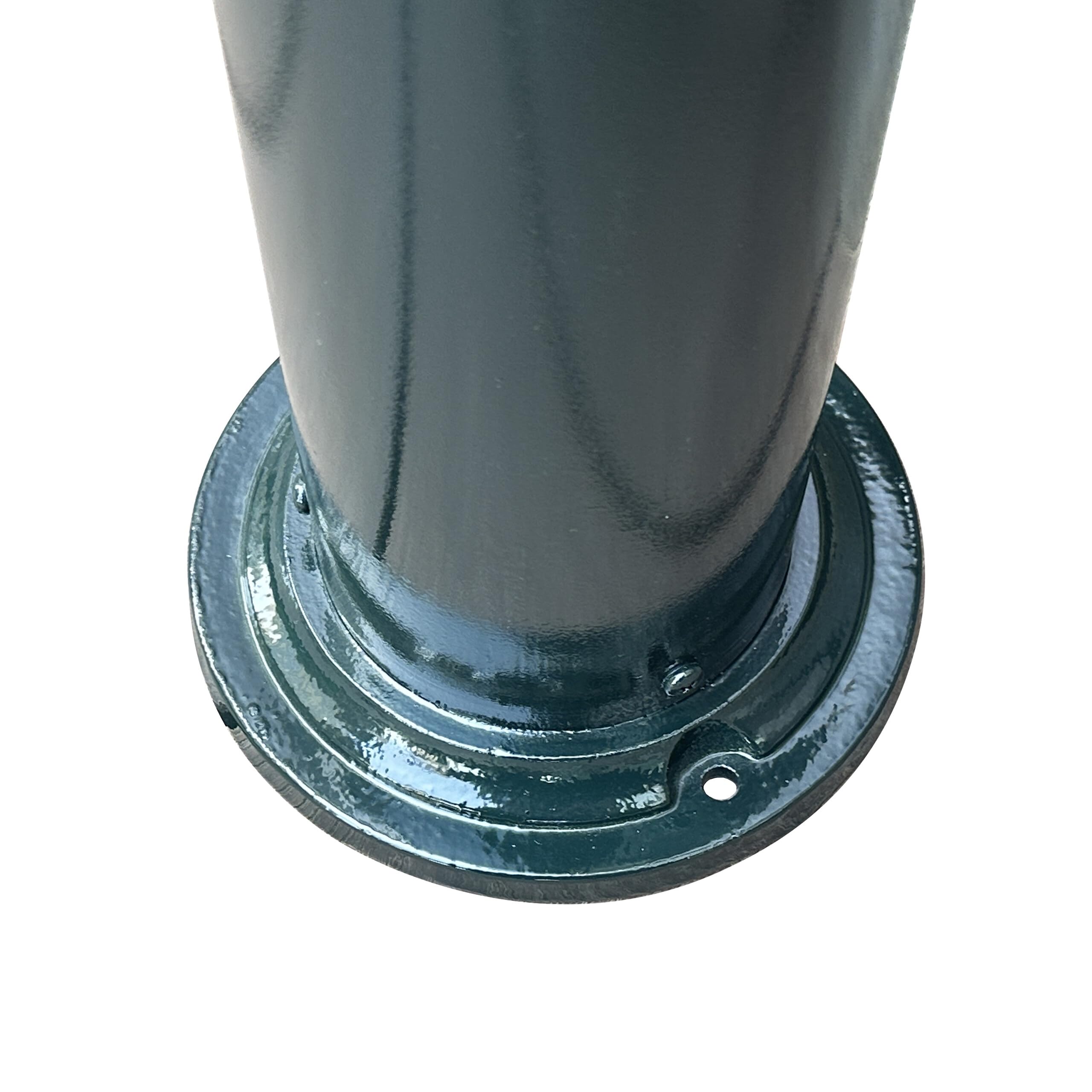 Relaxdays Surtidor de agua para jardín, estilo antiguo, con grifo, verde | conexión 3/4, columna redonda 91 cm