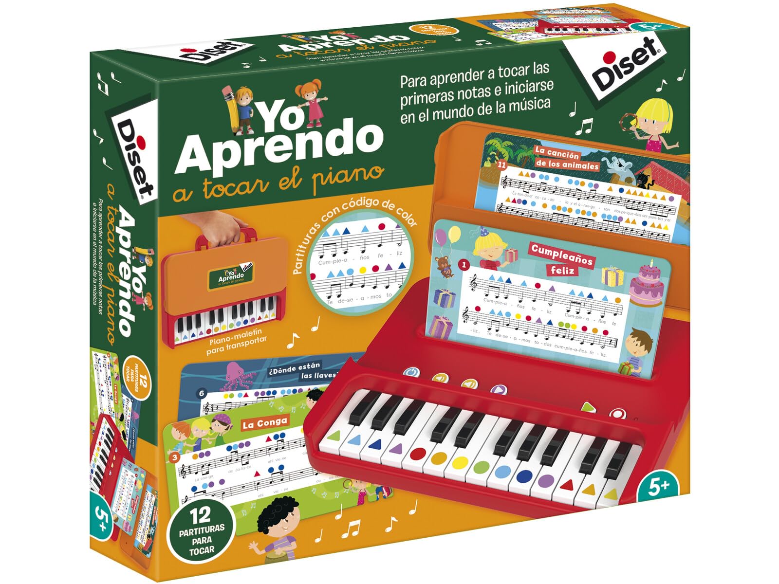 Diset - Yo aprendo a Tocar el Piano, Juego Educativo a Partir de 5 años