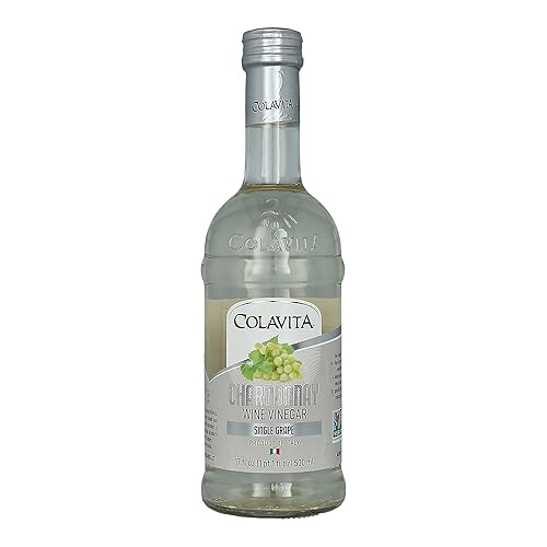 Colavita Vinagre balsámico de vino blanco Chardonnay, 17 onzas