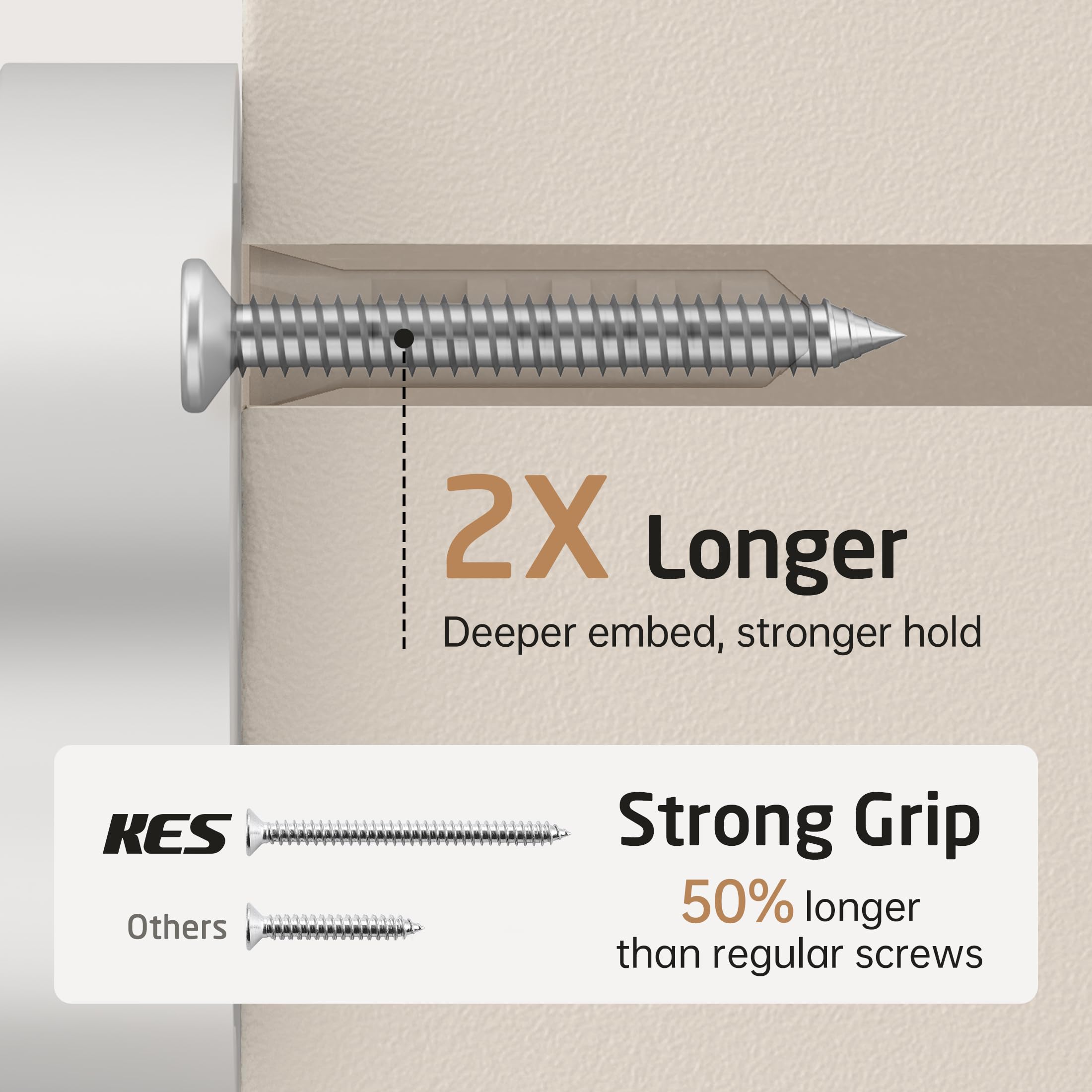 KES Kitchen Swivel Towel Bar 9-Inch, Swivel Towel Rack for Dish Towel, Double Towel Bar 2-Arm Wall Mounted, SUS 304 Stainless Steel, Brushed Finish, A2106S23-2