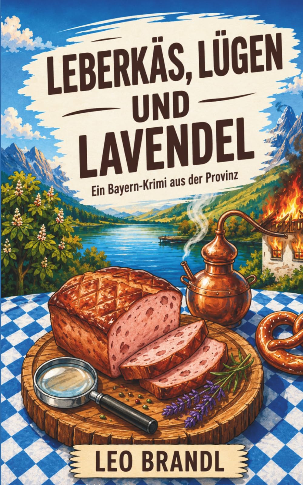 Leberkäs, Lügen und Lavendel: Ein Bayern-Krimi aus der Provinz (Ammersee-Krimis von Leo Brandl)