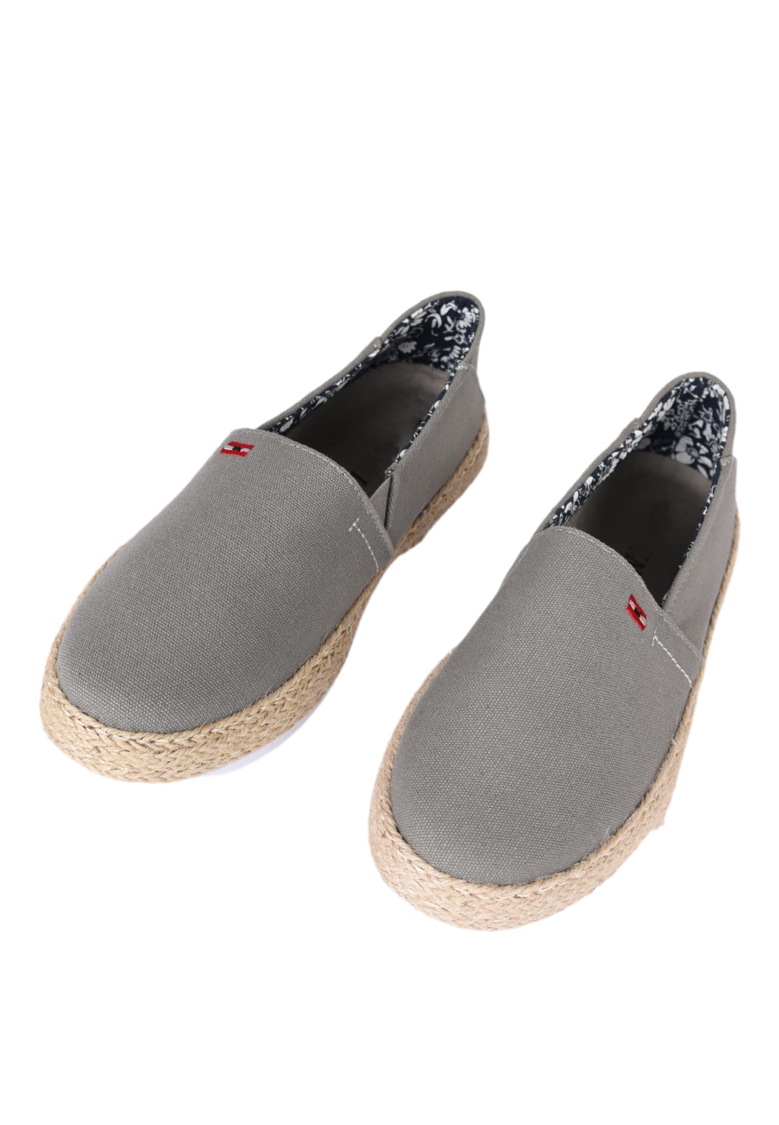 Espadrillas Uomo in Tessuto Scarpe da Barca Scarpa Bassa con Suola in Corda