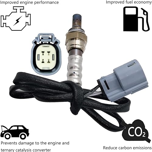 Miniatura 3 de Dropwater Under Downstream O2 Sensor de oxígeno compatible con Ford C-Max Escape FusIon Transit Connect 2L 2.5L, reemplaza #234-4578 DY1203