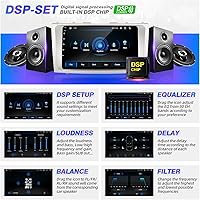 Vista 4 de Para Camry Upgrade Android Radio Compatible con Carplay Android Auto, Estéreo de Coche Bluetooth Navegación Pantalla Táctil Reproductor Multimedia