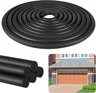 Backer Rod 3/8 Inch,Black Foam Caulk Saver for Gaps and Weather Stripping Door Seal,10 Ft Concrete Expansion Joint Filler (3/8 inch *10 feet)