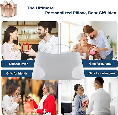 Miniatura 6 de Hotodeal Almohada CPAP, almohadas CPAP de espuma viscoelástica para personas que duermen de lado, almohada cervical CPAP para aliviar el dolor de