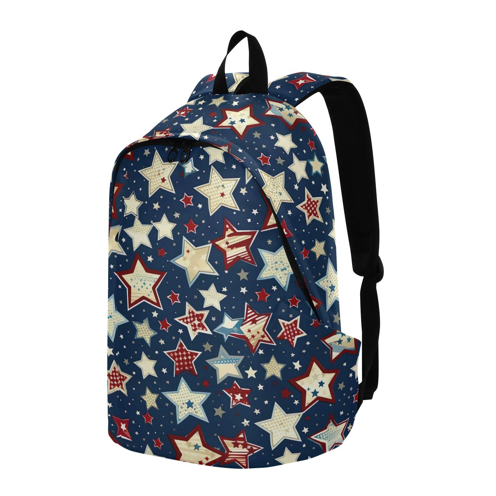 MCHIVER Travel Backpack American July 14th Casual Daypack Backpacks Lightweight Carry on Bag Water Resistant Hiking Backpack for Men and Women