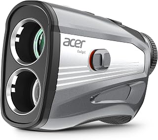 Acer Gadget Golf Rangefinder with Slope - 1200/1700Yards Laser Range Finder for Golfer, 6X Magnification Rangefinders Golf with Flag Pole Locking Vibration, Rechargeable Magnetic Gifts for Golfers
