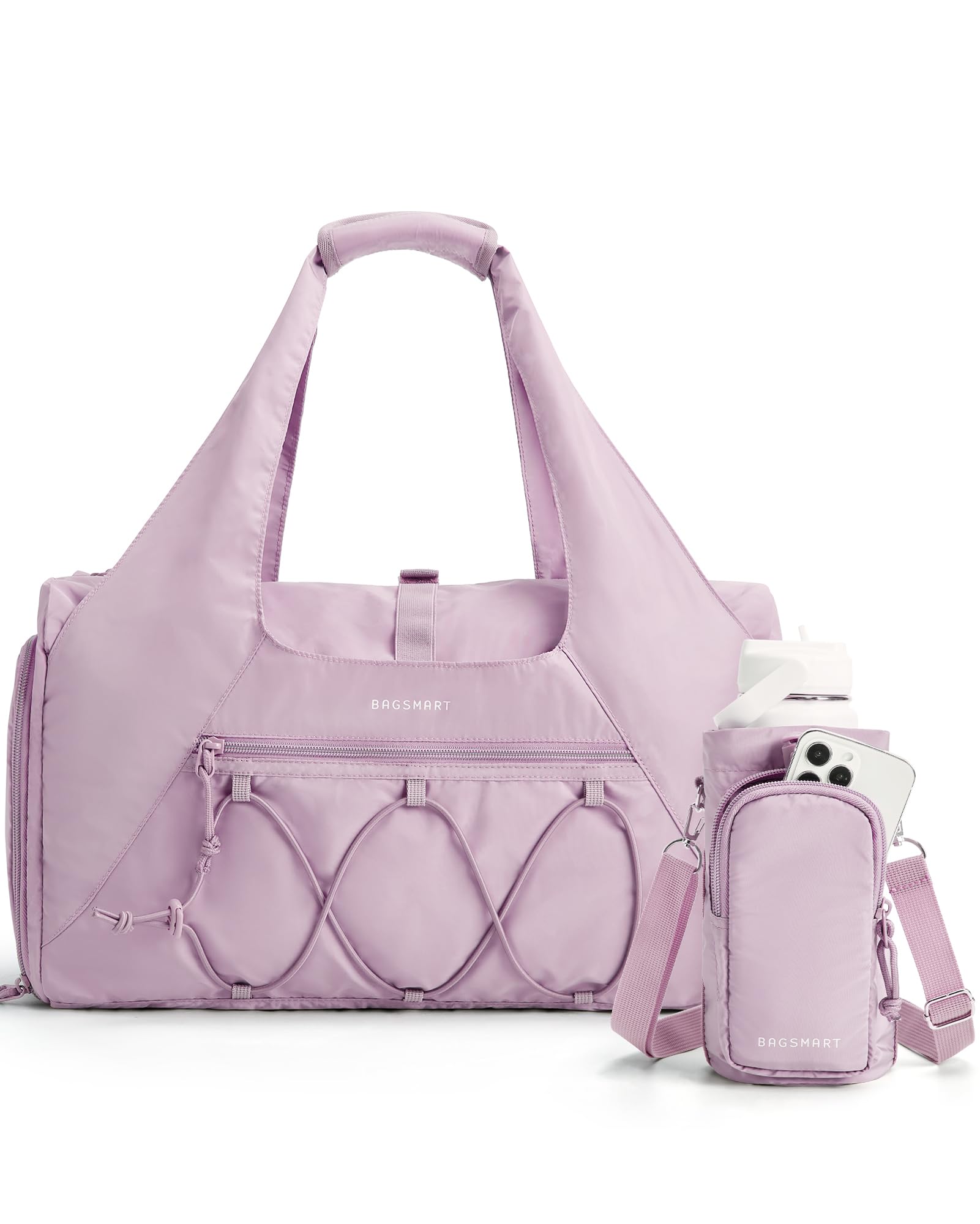 BAGSMART Gym Bag for Women Purple