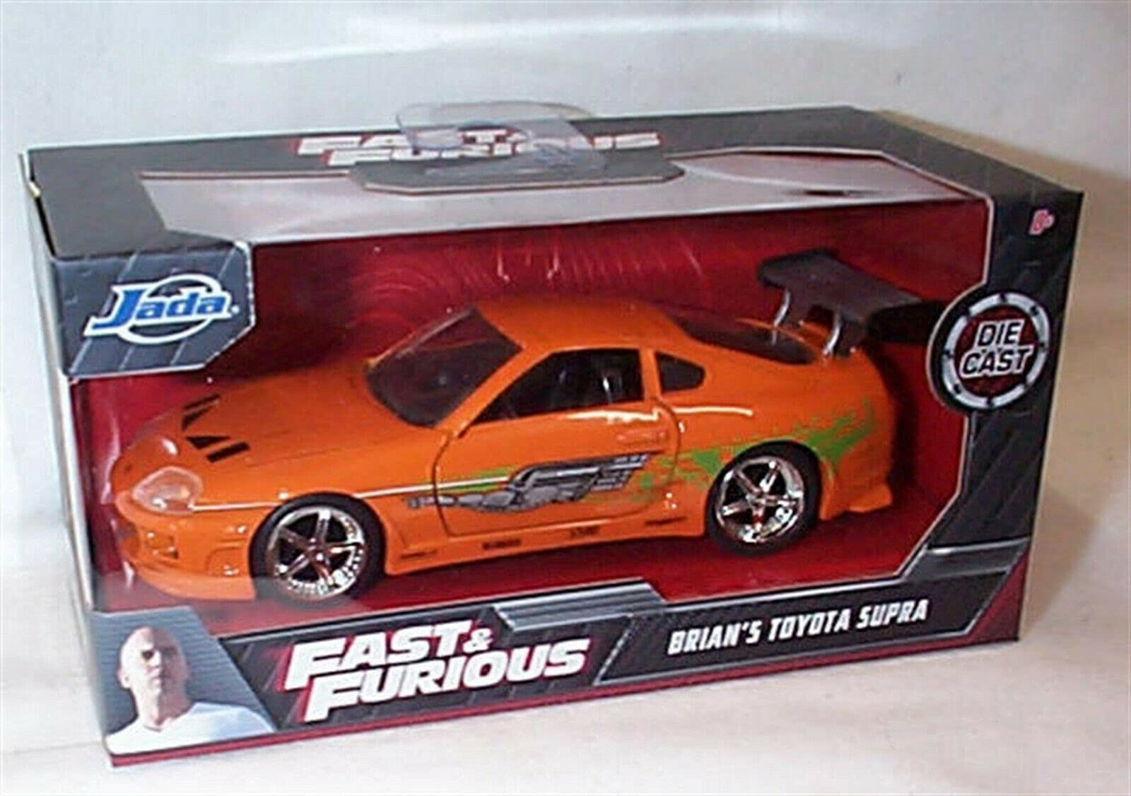 Buy Jada Fast and Furious orange brian's toyota supra vehicle car 132