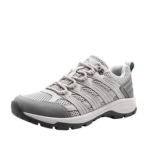 NORTIV 8 Women's Hiking Shoes Lightweight Breathable Mesh Walking Sneakers Outdoor Work Shoes Wander