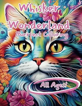 Whiskers Wonderland Purrfect Coloring book