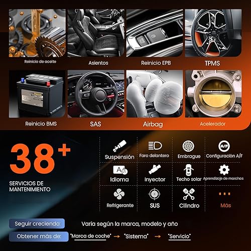 Miniatura 5 de OTOFIX Herramienta de escaneo bidireccional D1 Lite 2025, herramienta de diagnóstico de escáner OBD2 Bluetooth, actualización gratuita de 2 años,