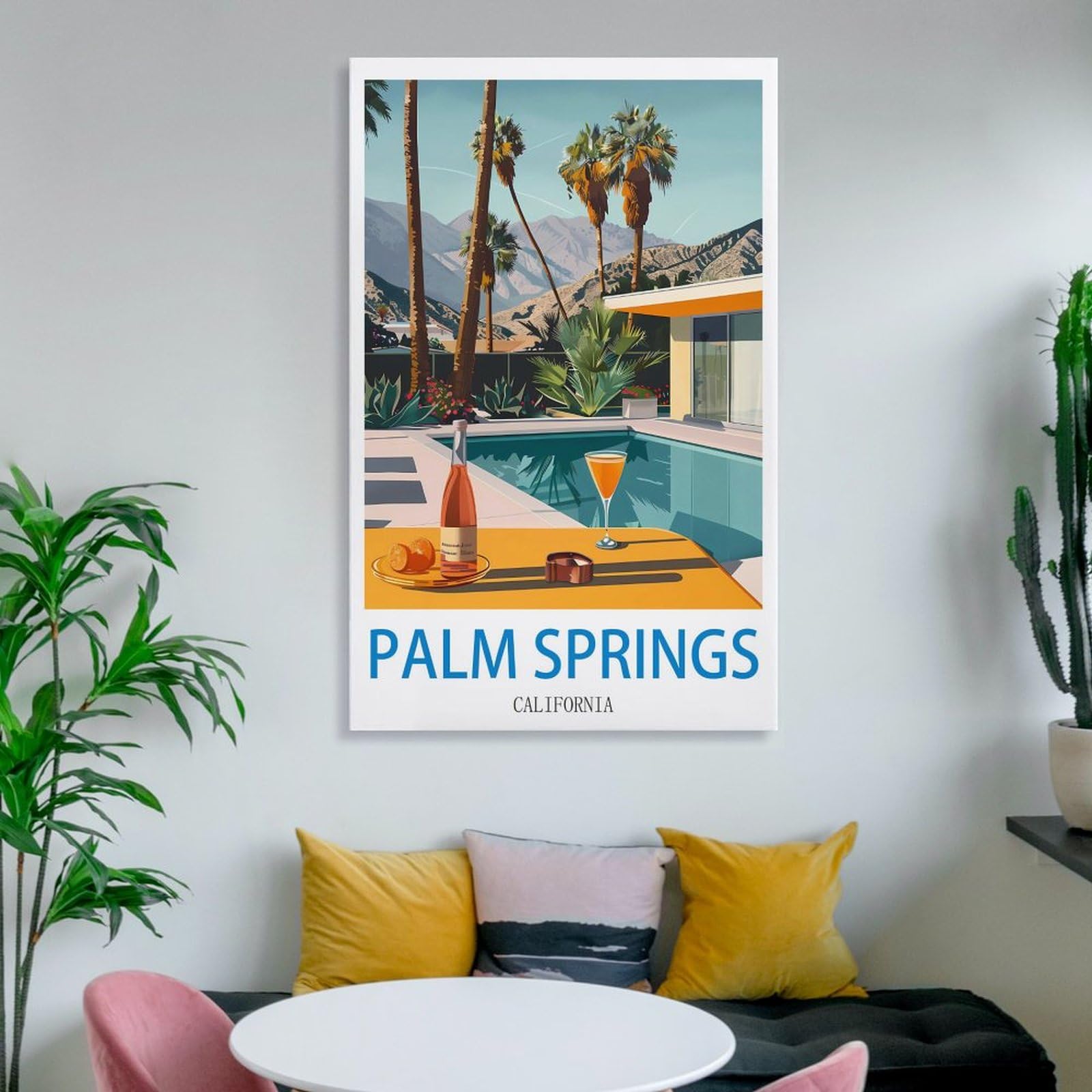 Amazon.com: HeyBox Palm Springs California Vintage Travel Posters