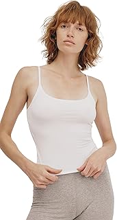 Women's Core Organic Cotton Cropped Singlet Camisole Top