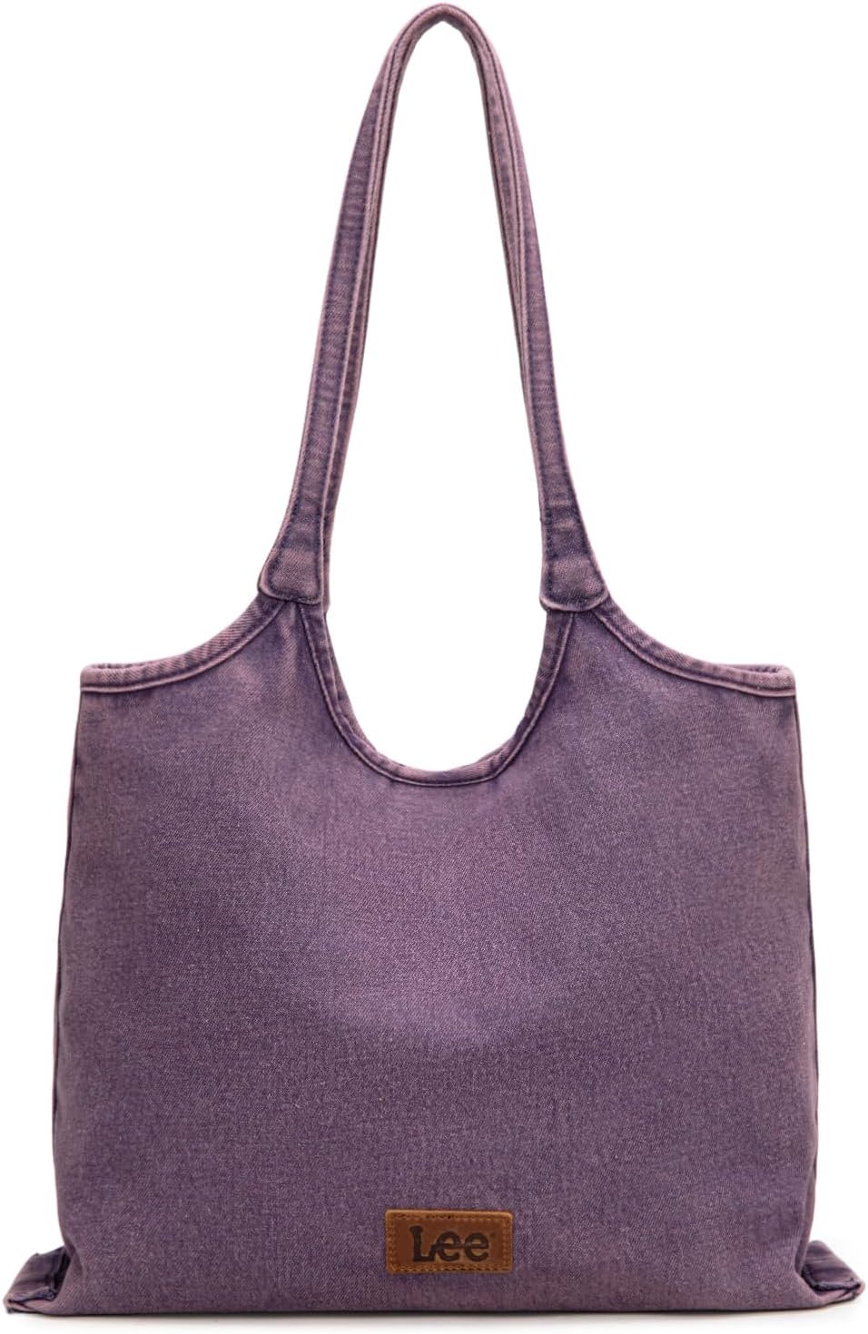 Lee Denim Tote Bag for Women Casual Hobo Shoulder Bag & Handbags for Work, Travel, Shopping
