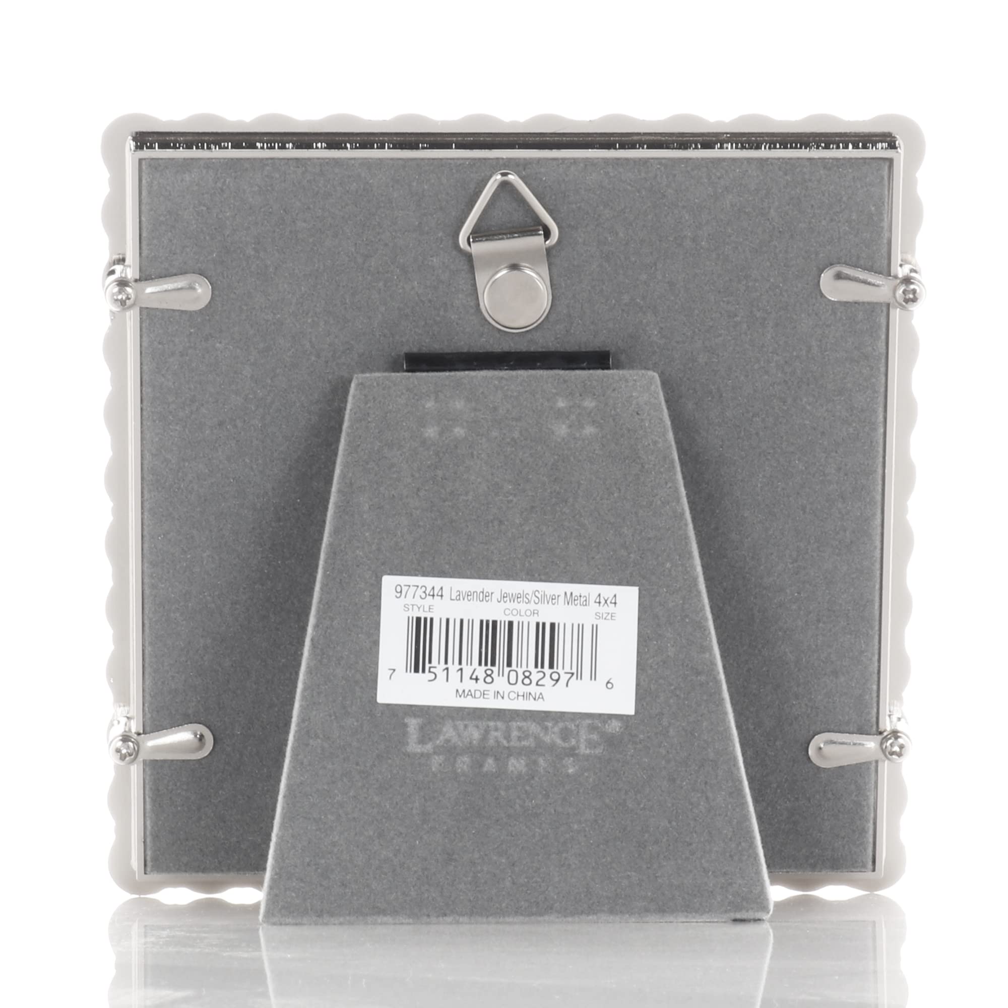 Amazon.com: 4x4 Silver Metal Sparkle Frame - Bright Lilac