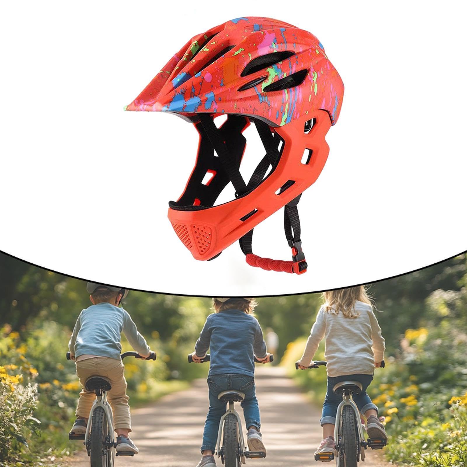 Casco para Niños Hecho de Material Accesorio Deportivo para Bicicleta Infantil con Estructura Acolchada Transpirable y Ajustable Seguro y
