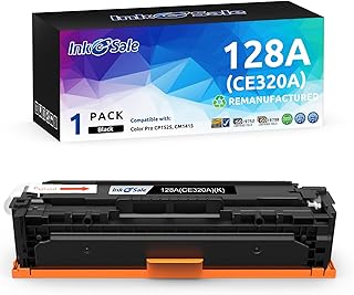 INK E-SALE Remanufactured Toner Cartridge Replacement for HP 128A CE320A Toner Canon 116 Toner Black Ink for HP Pro Color MFP CP1525n CP1525nw CM1415fn CM1415fnw MF8080Cw MF8050Cn Printer 1-Pack Black