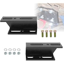 RULLINE Front Sway Bar Drop Brackets Compatible with 1967-1987 Chevy GMC C10 K10 Trucks, Black Steel Suspension Mounting Brackets