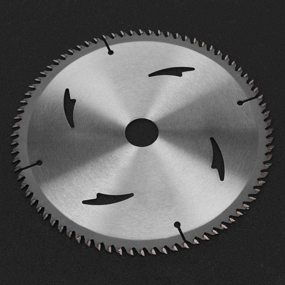 Carbide Tipped Circular Saw, 8 Inch 80 Teeth Ultra Fine Finish Professional Woodworking for Smooth Cuts in Wood Plywood Chipboard Laminated Materials