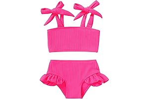 Chic Toddler Girl's Bikini for Gleaming Summer Adventures