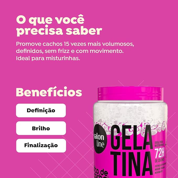 Gelatina 15X Super Volume 1 Kg Salon Line miniatura 2