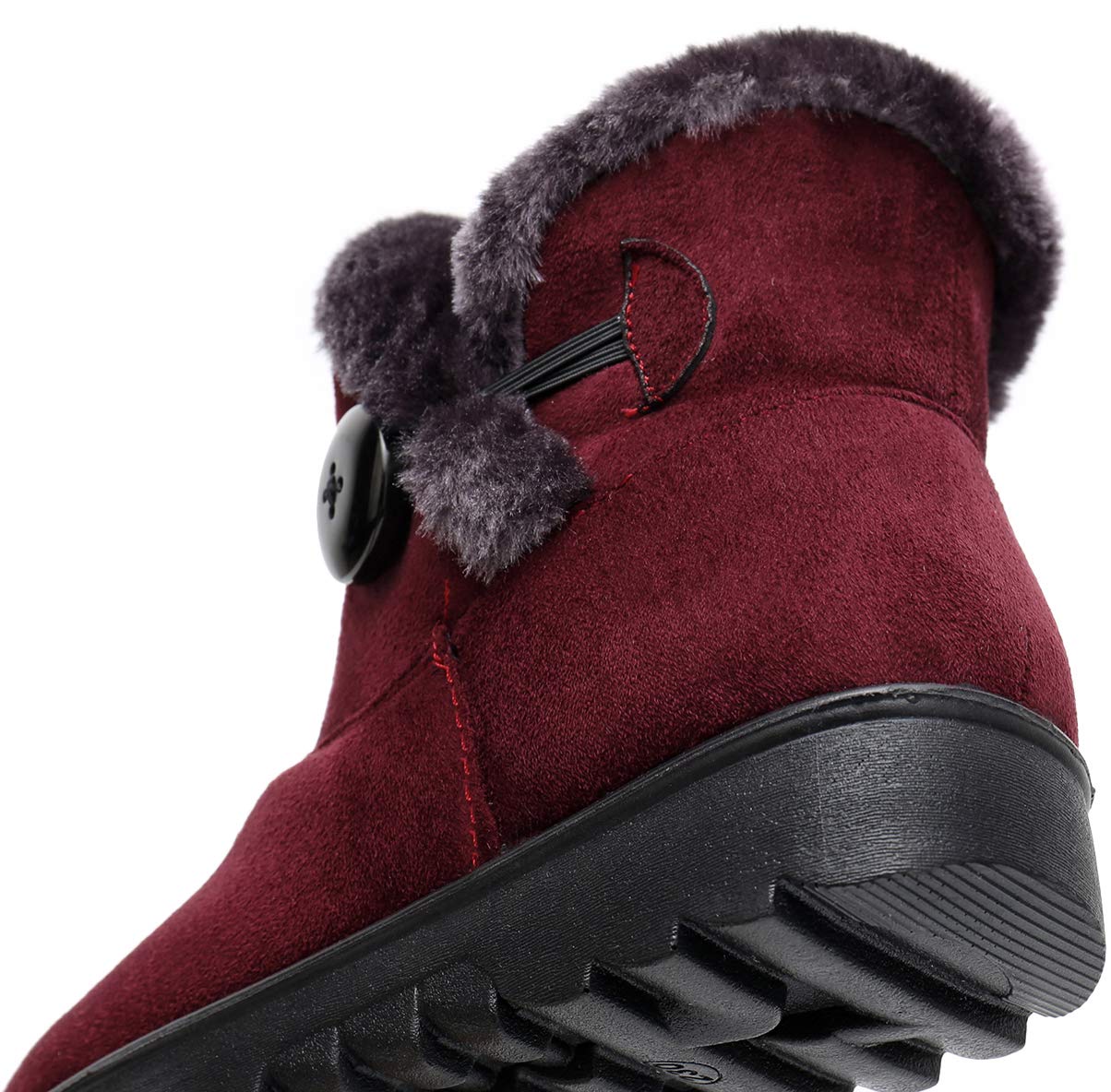 Vunavueya Stivali Donna Invernali Scarpe Stivaletti da Neve con Imbottitura Calda Stivali alla Caviglia Caldi Boots Scarpe 35-41.5