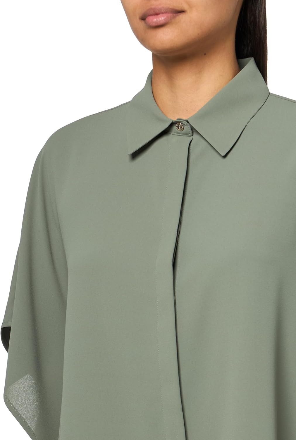 Anne Klein Women's Bttn Frt Dolman SLV Blouse