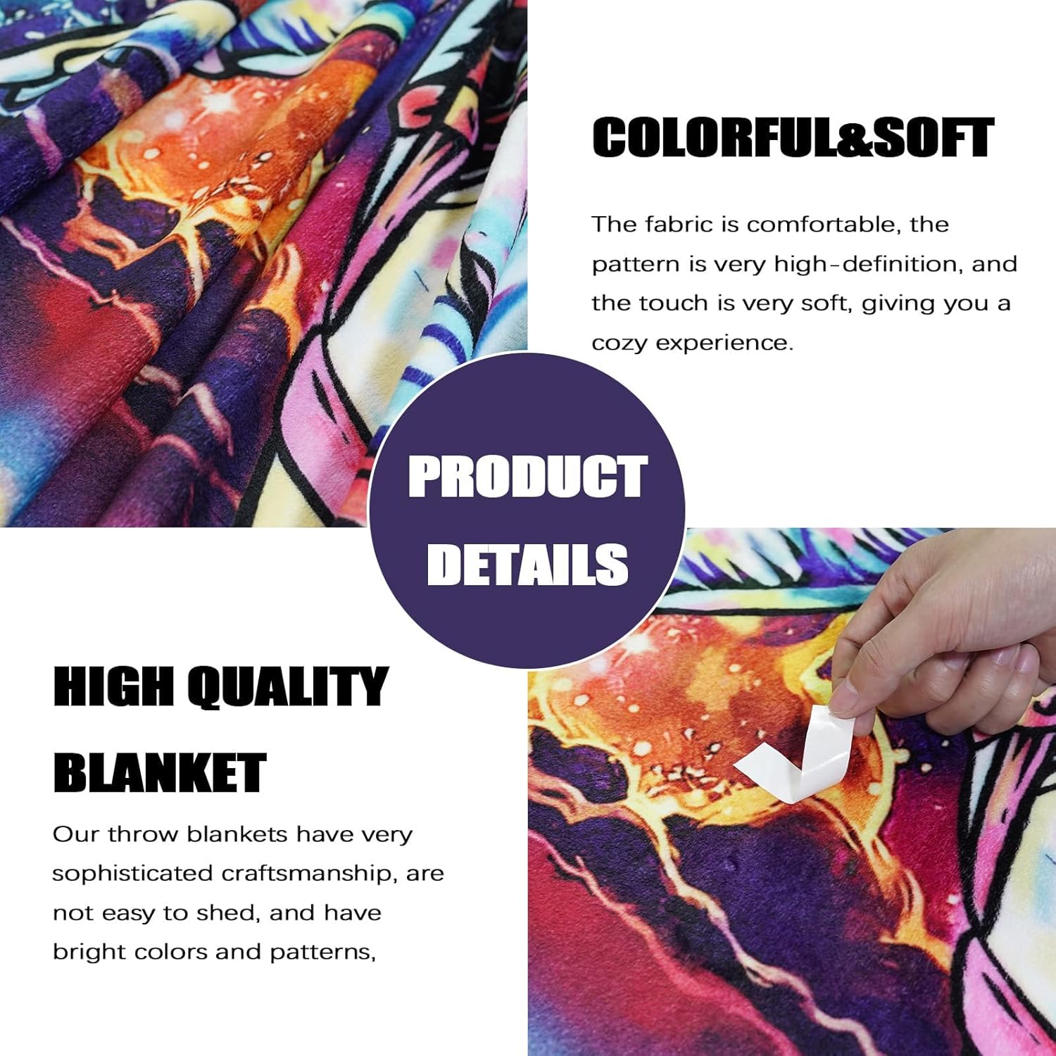 kampdream Fleece Throw Blanket, Galaxy Universe Planet Blankets for Men, Boys and Teens Starry Sky Nebula Stars Comforter Nap Throws for Couch Chair Bed Decor Comforter (Astronaut, 40.00" x 50.00") - Image 6