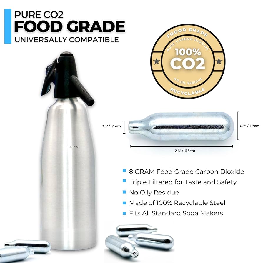 SODA CARTRIDGE 10本入り Amazon.co.jp: Espuma Sparkling Medium Size Soda Cartridge