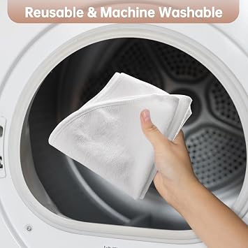 Ajrwiiy Changing Pad Liner (Pack of 3) Compatible with Keekaroo Peanut Changer, Reusable Changing Pads Cover, Soft and Warm, Non-Slip Design, Machine Washable, Ideal for Changing Diaper Needs, White