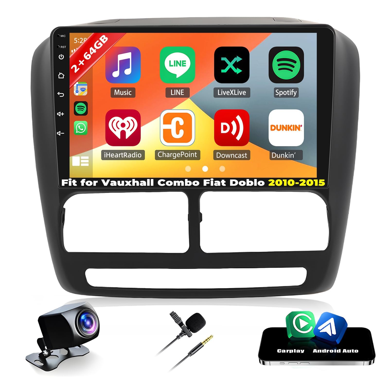 Autoradio Android 14 pour rouler connecté en Fiat Doblo et Combo - 8