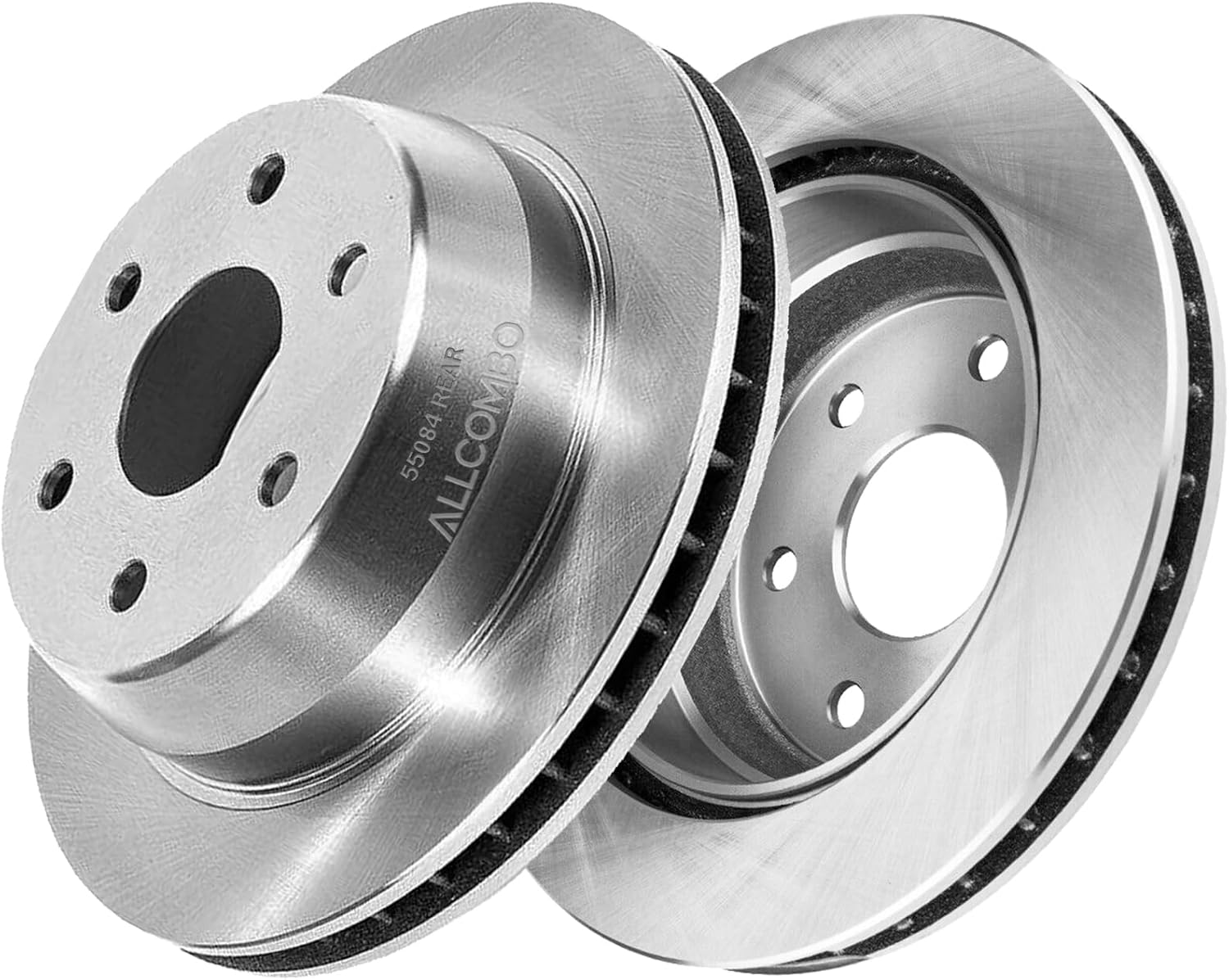 Allcombo 12.99" Rear Brake Rotors for 2002 2003 2004 2005 2006 Chevy Avalanche, for Express Silverado Suburban Tahoe GMC Sierra Savana Yukon XL 1500, Cadillac Escalade ESV EXT Brakes Replacement