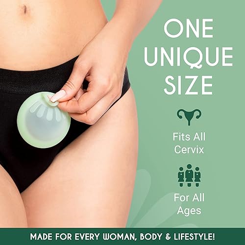 Miniatura 6 de Femi.Eko Disco de período, disco menstrual para todas las mujeres, se adapta a todos los cuello uterino, silicona suave y flexible de grado médico