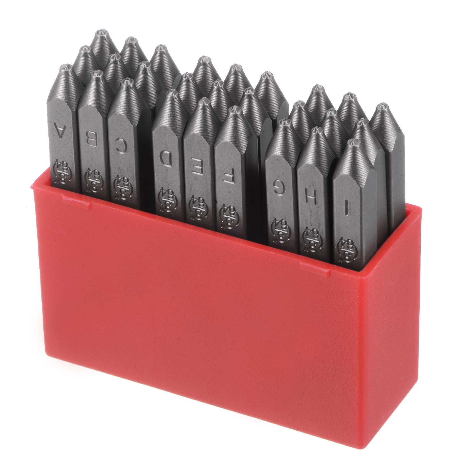 9-tlg. Nummernstempel Set 0-9 - 1mm Hoch - Werkzeugstahl - Für Metall, Holz & Leder