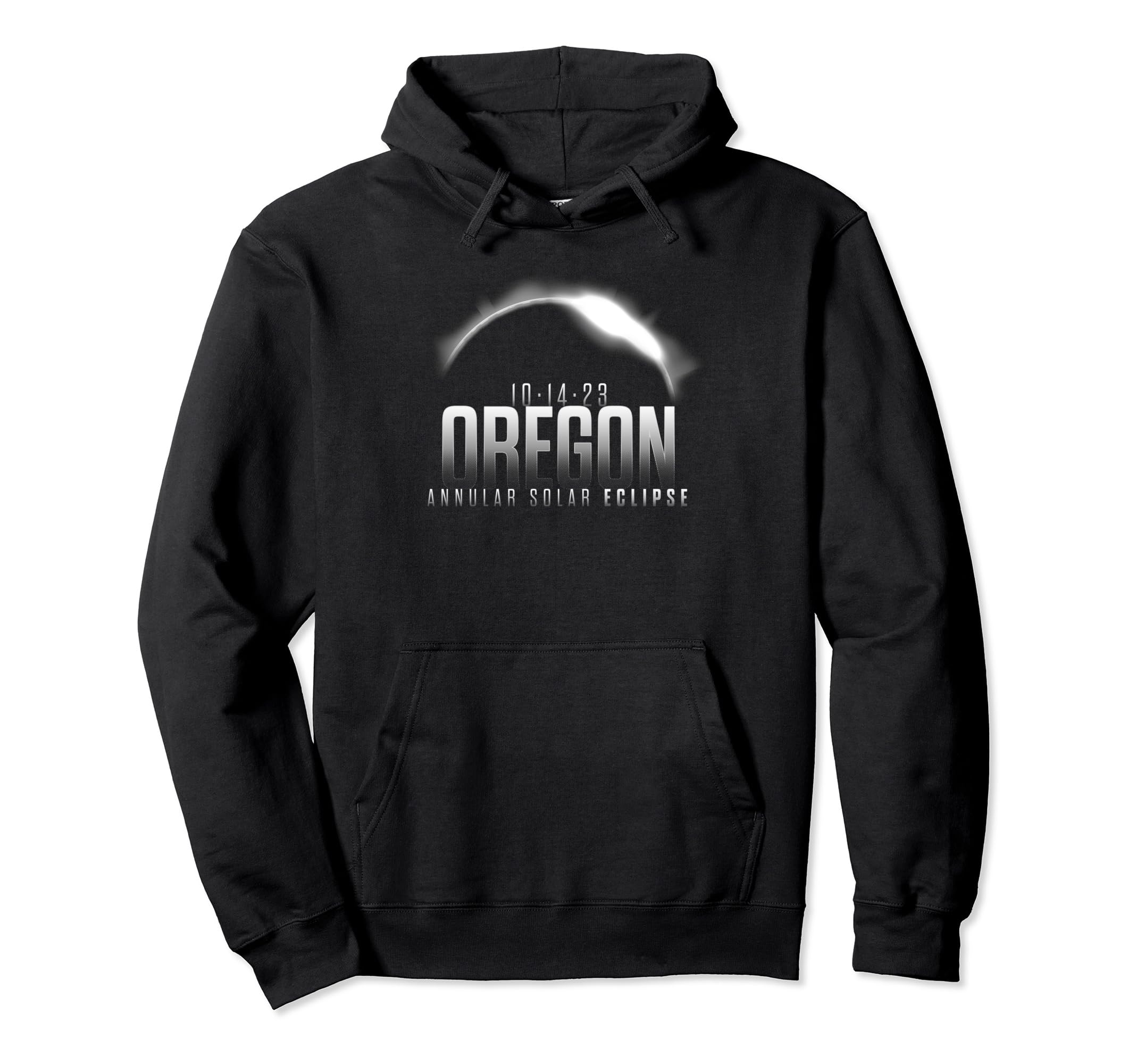 Annular Solar Eclipse 2023 Oregon October 14th Eclipse Pullover Hoodie
