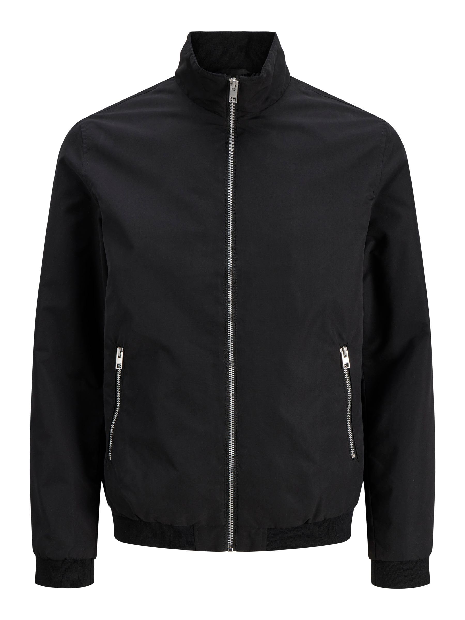 JACK & JONES Mens Jjerush Harrington Bomber Noos Jacket (pack of 1) L Black
