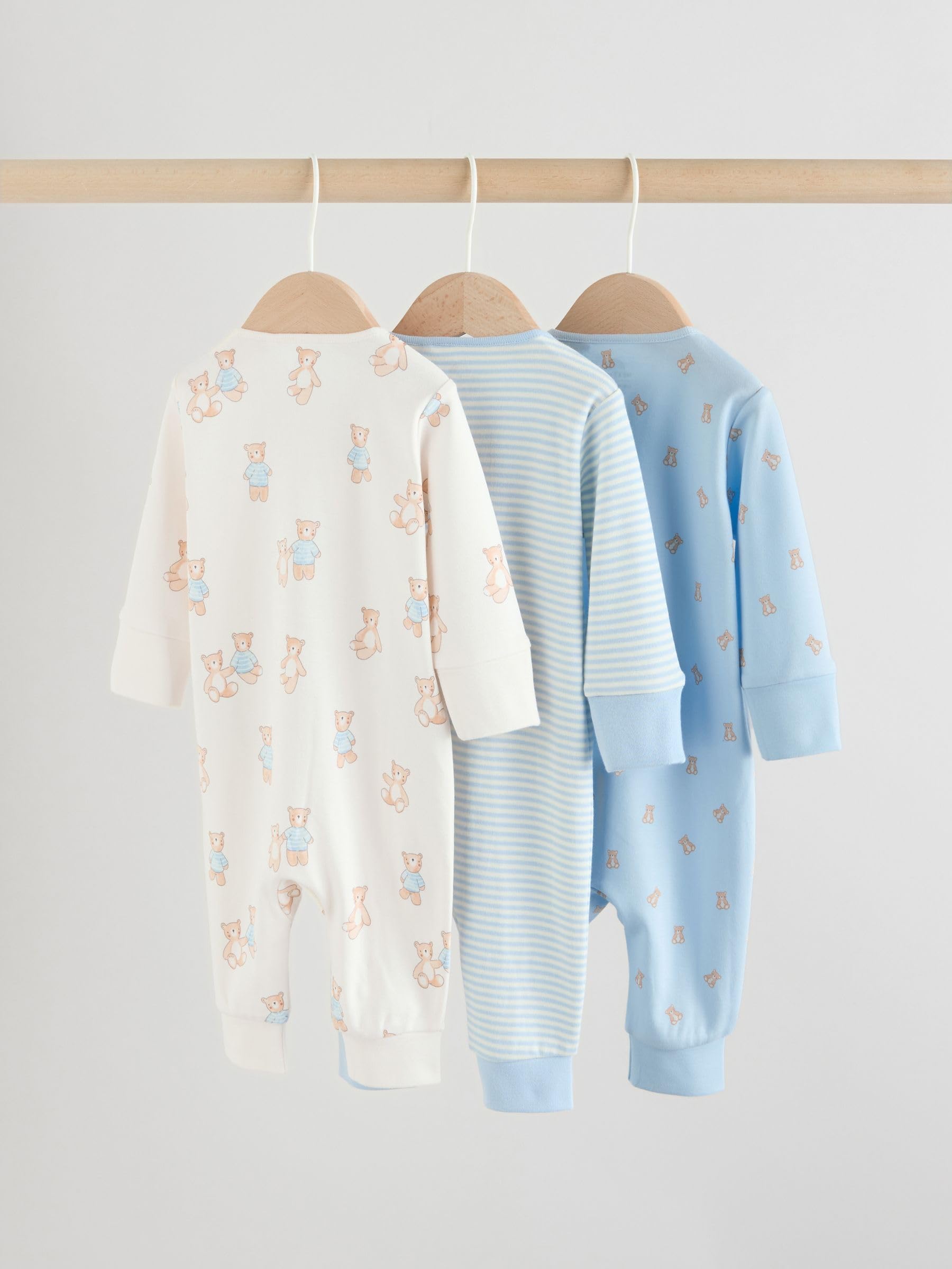 NEXT Bébé garçon Dors-Bien bébé à Zip Double Sens, Lot de 3