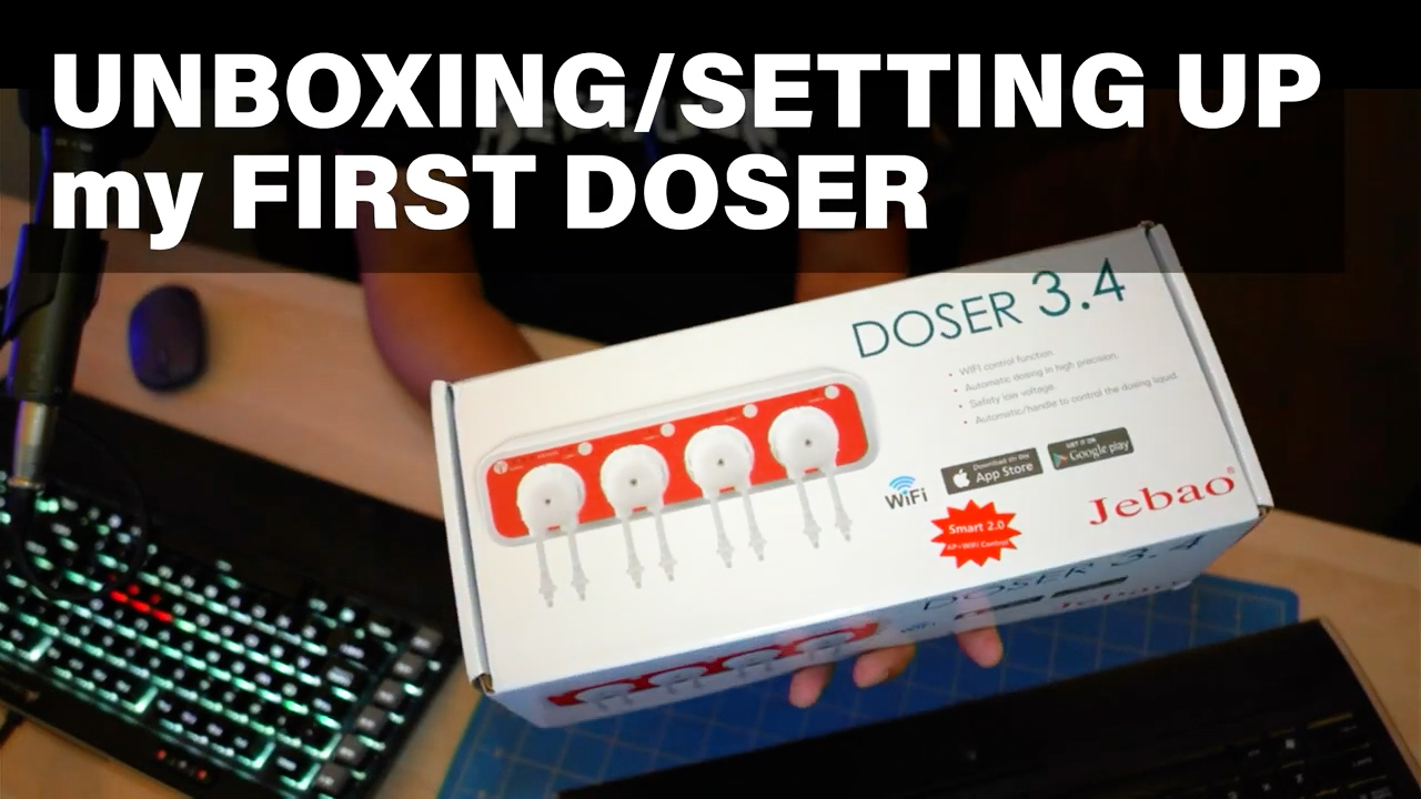 Watch My First doser Unboxing and Setup - Jebao Doser 3.4 on
