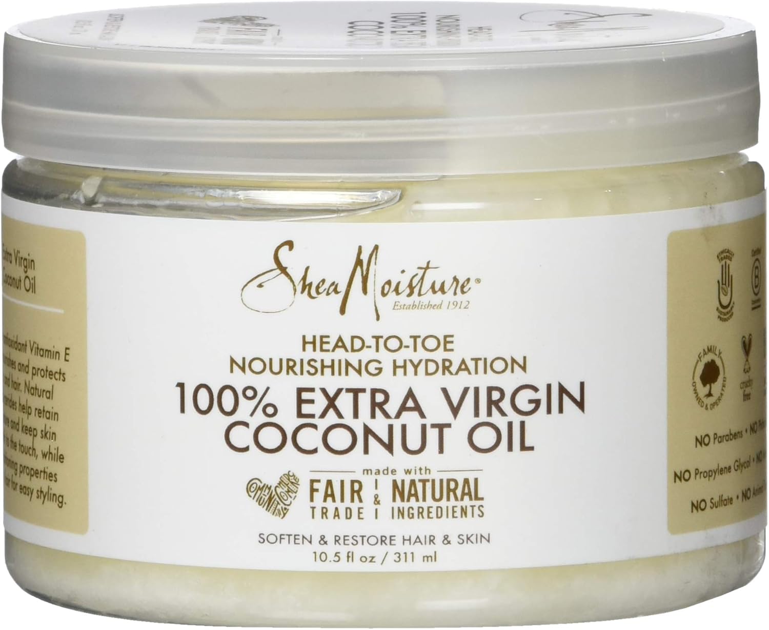 Shea Moisture 100 Extra Virgin Coconut Oil HeadtoToe Nourishing