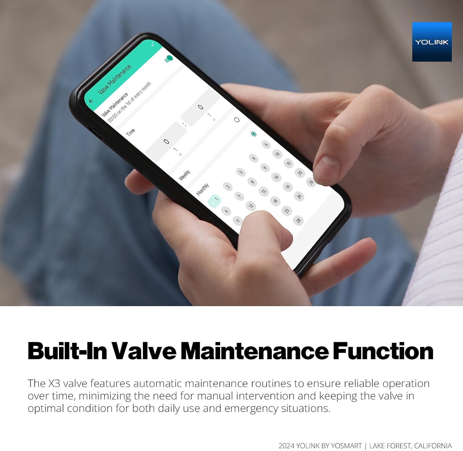 NSF Certified YoLink Leak Protection Kit, 3/4" Battery-Powered Shutoff Valve w/ Controller + 3 Leak Sensors + Hub, D2D Offline Auto Shutoff, LoRa Long-Range, App/Email/SMS Alerts, 10+ Year Battery