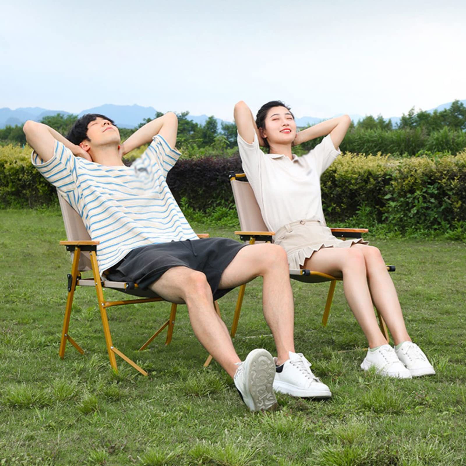 Amazon.co.jp: 屋内 屋外イス ガーデン バルコニー チェア お釣り 登山