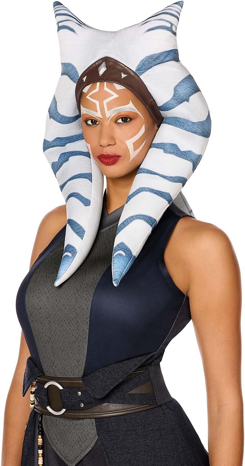 Spirit Halloween Ahsoka Tano Headpiece, Officially Licensed, Disney Star Wars Cosplay Accessory, Head Tails Hat, TV, Movies & Gaming, Unisex Adult, One Size Fits Most Standard, Multicolor