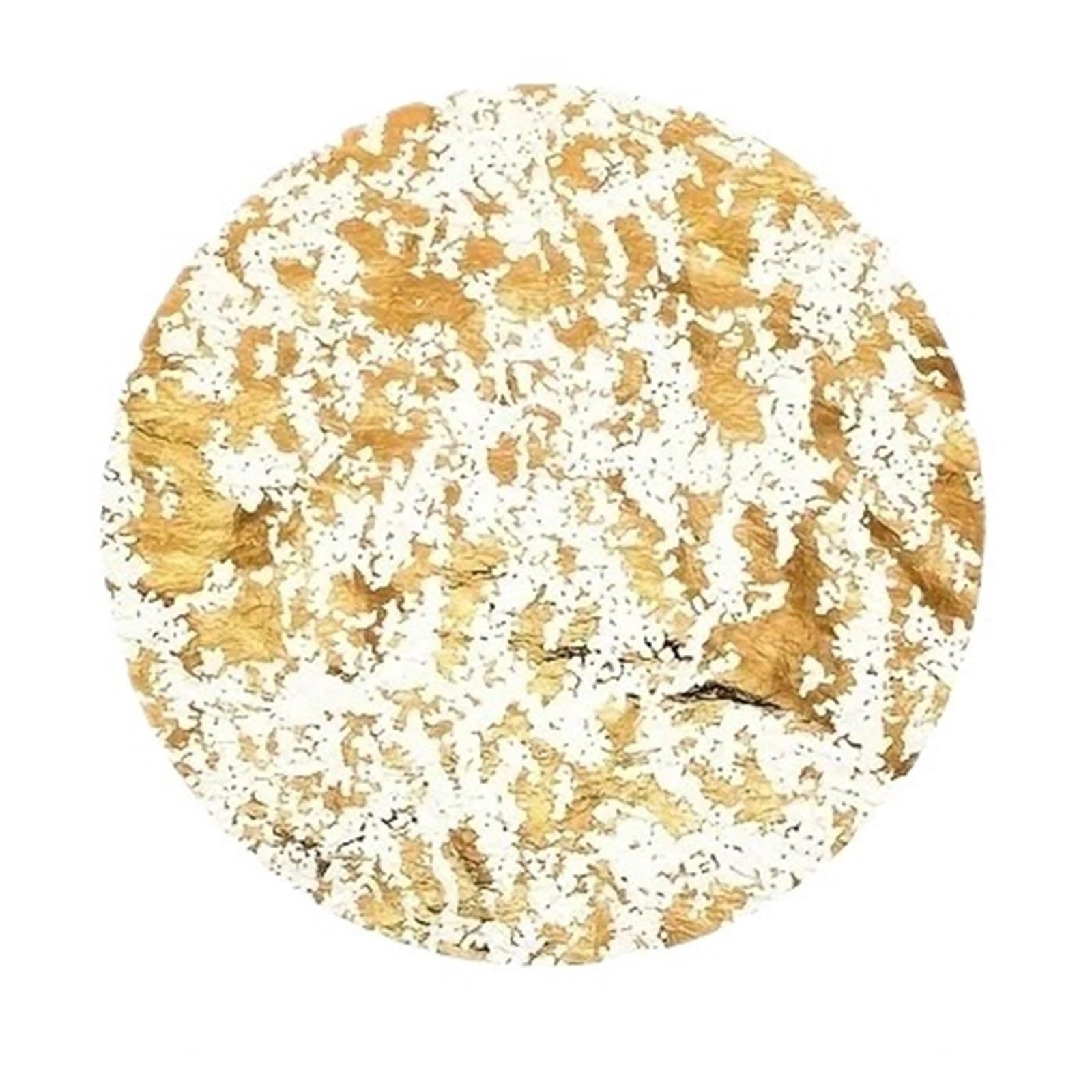 10/20/30/40/50pcs Disposable Gold Placemats Set Leaf Round 13 Inch For Dining Table Wedding Birthday Party Holiday Home Decoration(40pcs A)