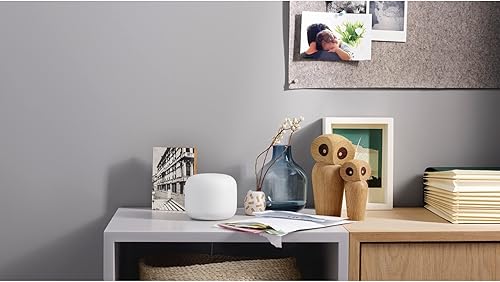 Miniatura 5 de Google Nest WiFi Point - Extensor WiFi y altavoz inteligente, funciona con sistemas Nest WiFi y Google Home WiFi, requiere router, se vende por